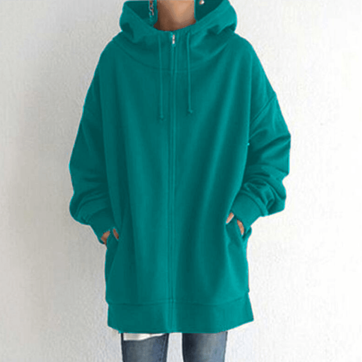 Bequemer Damenpullover mit Kapuze - ComfyHood