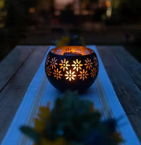 Blumen-Kerzenlampe mit Duftverteiler – Fleuris