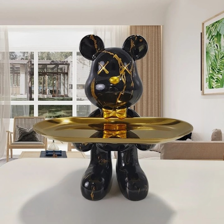 Dekorative Aufbewahrungsfigur – Bruno Tischbär
