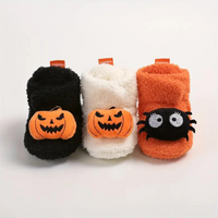 Kinder-Halloween-Schlappen mit Cartoonmuster – SpookySteps