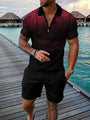 Zweiteiliges Herren Sommer Set mit Polo und Shorts – Damon