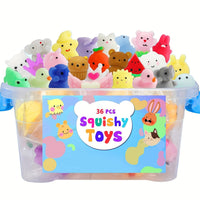 36 Shady Squishy Animal Toys - Kawaii Squeezies