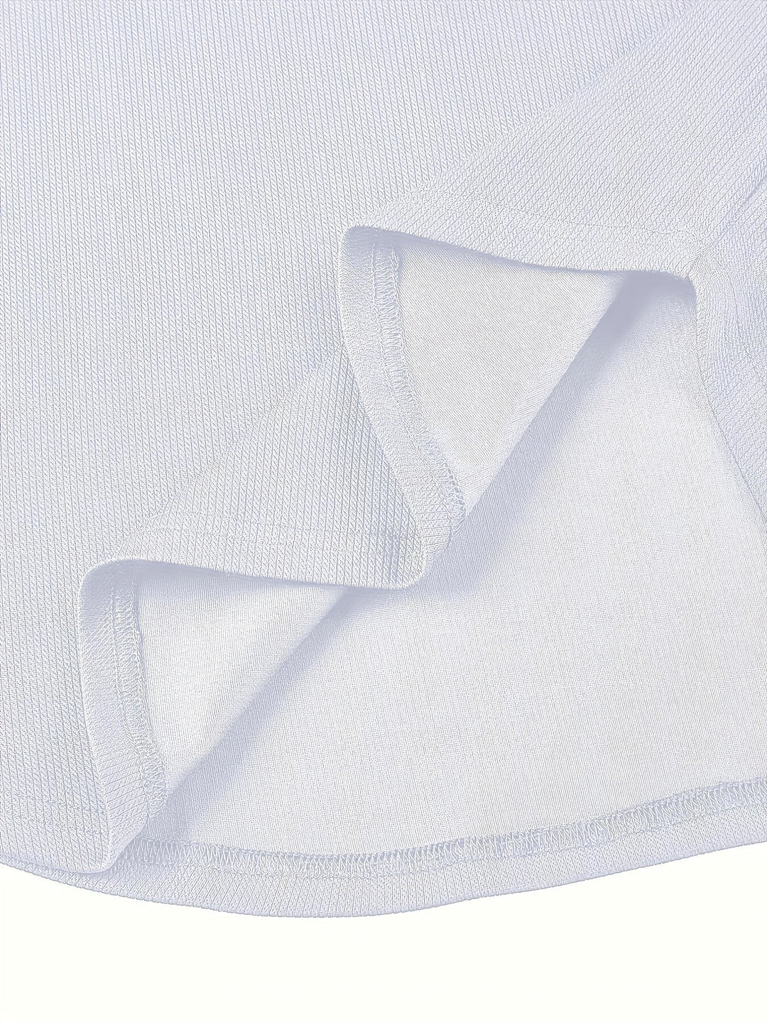 Heren T-shirt met Diepe V-hals en Textuur – Rafael