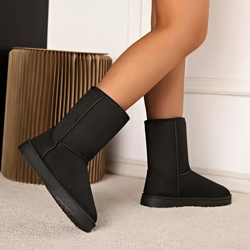 Warme Slip-On Boots mit Fleecefutter - Aria