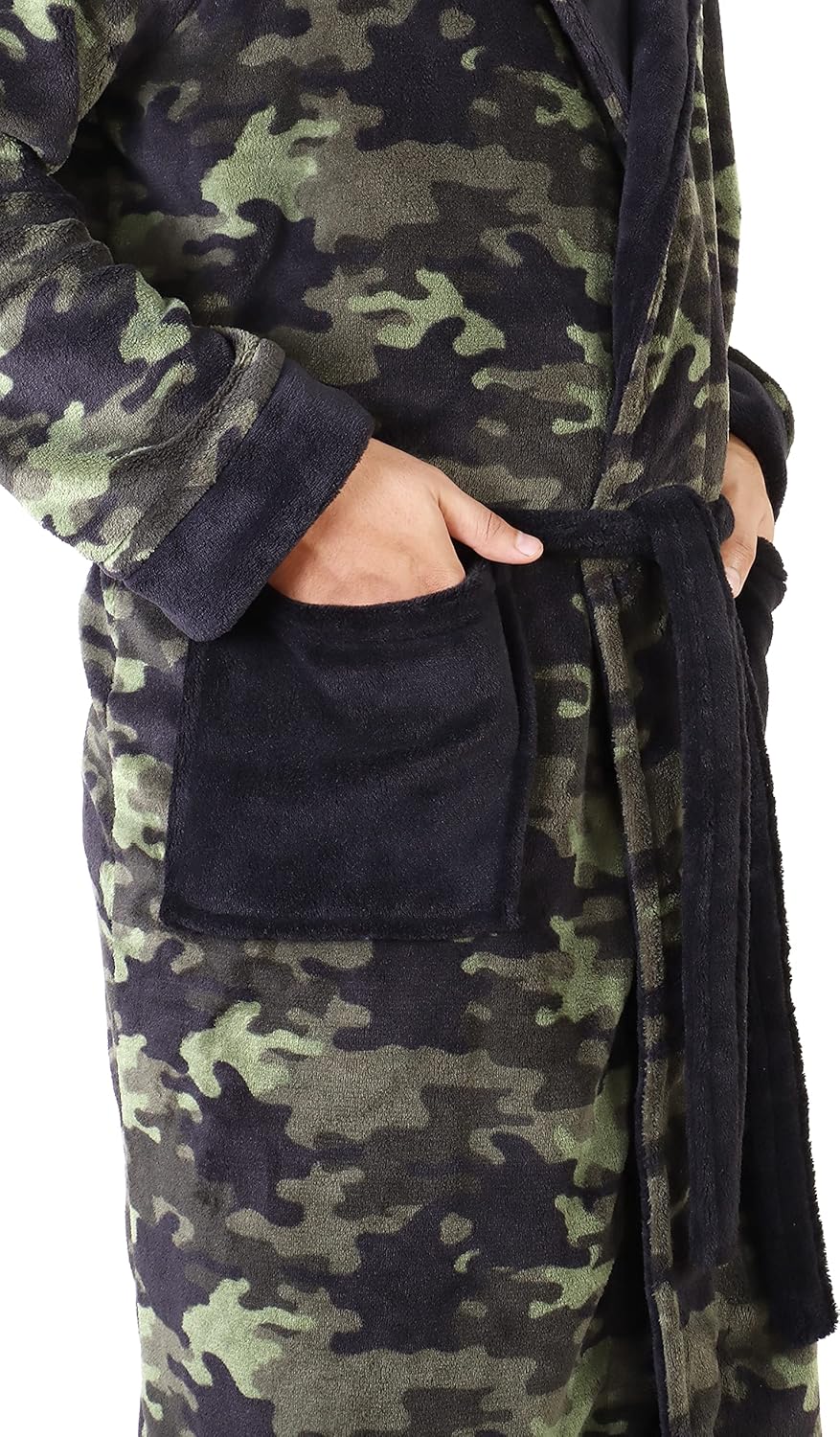 Bequemer Herren Fleece Bademantel - Harry