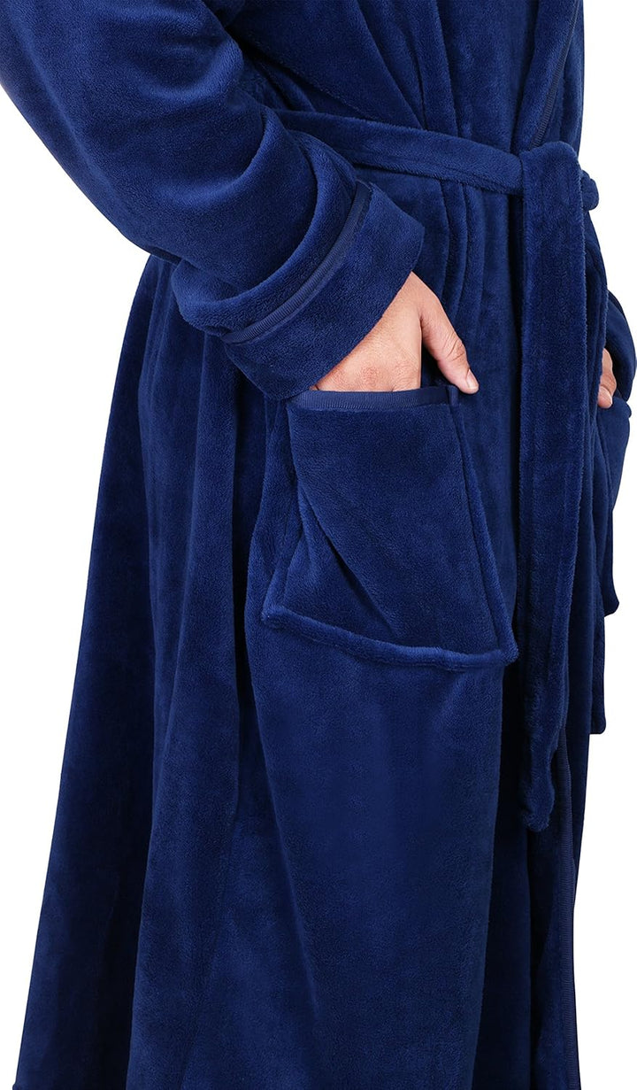Bequemer Herren Fleece Bademantel - Harry