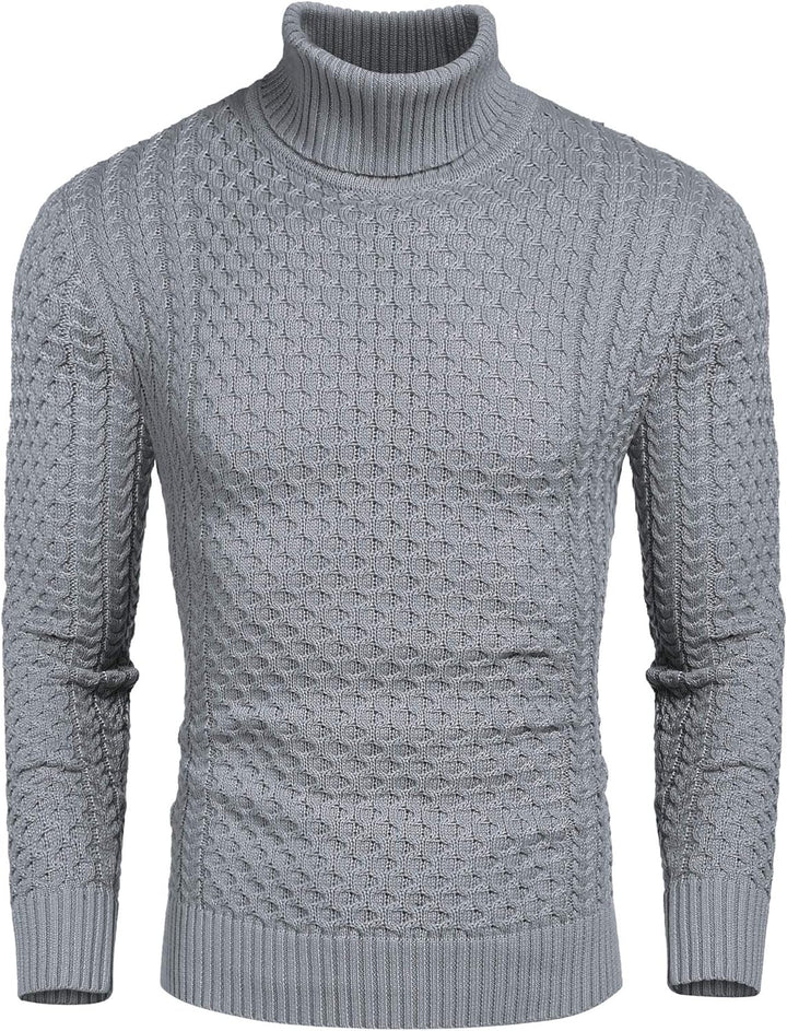 Lässiger Herren-Strickrollkragenpullover - Sander