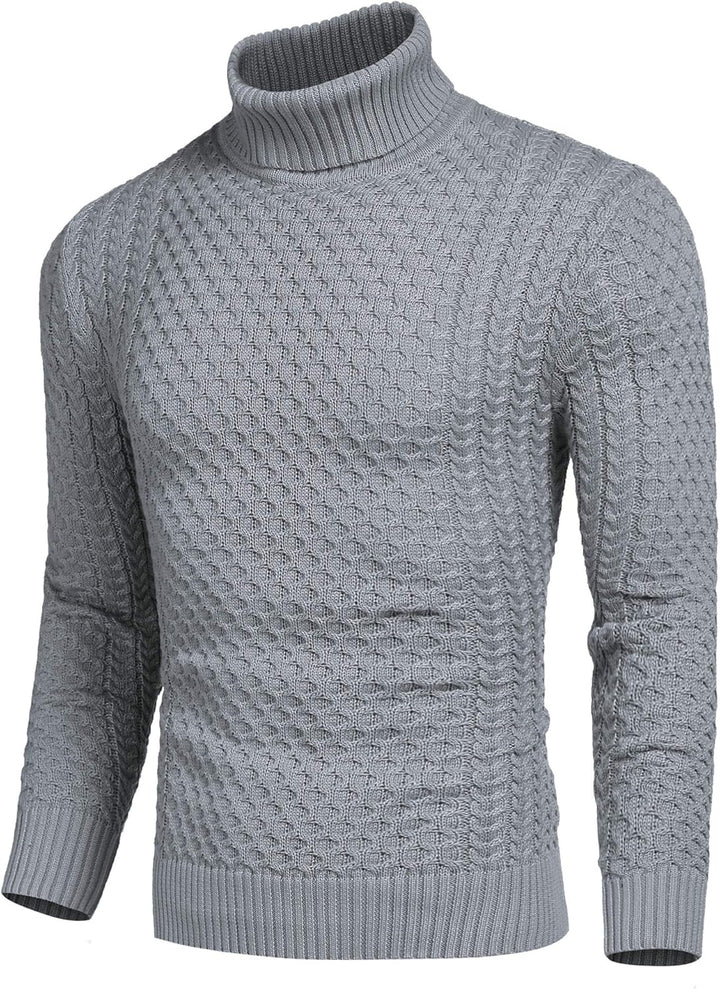 Lässiger Herren-Strickrollkragenpullover - Sander