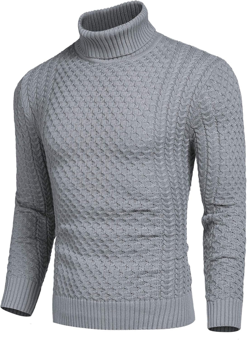 Lässiger Herren-Strickrollkragenpullover - Sander