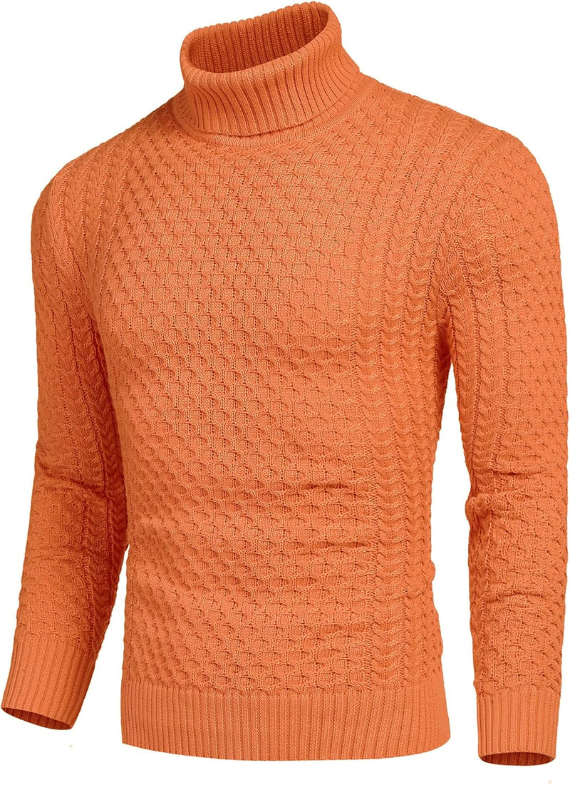 Lässiger Herren-Strickrollkragenpullover - Sander