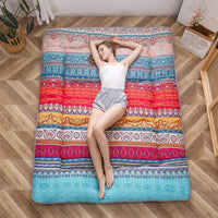Folding Japanese Futon Floor Mattress with Memory Foam Support – Arivon