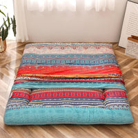 Folding Japanese Futon Floor Mattress with Memory Foam Support – Arivon