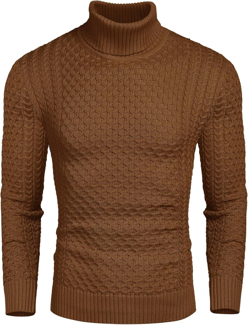 Lässiger Herren-Strickrollkragenpullover - Sander