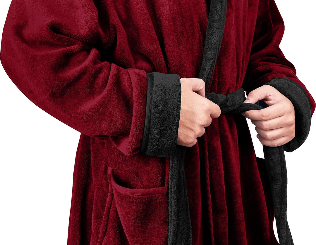 Bequemer Herren Fleece Bademantel - Harry