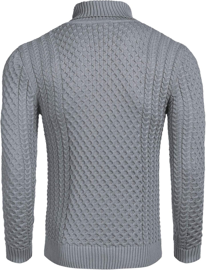 Lässiger Herren-Strickrollkragenpullover - Sander