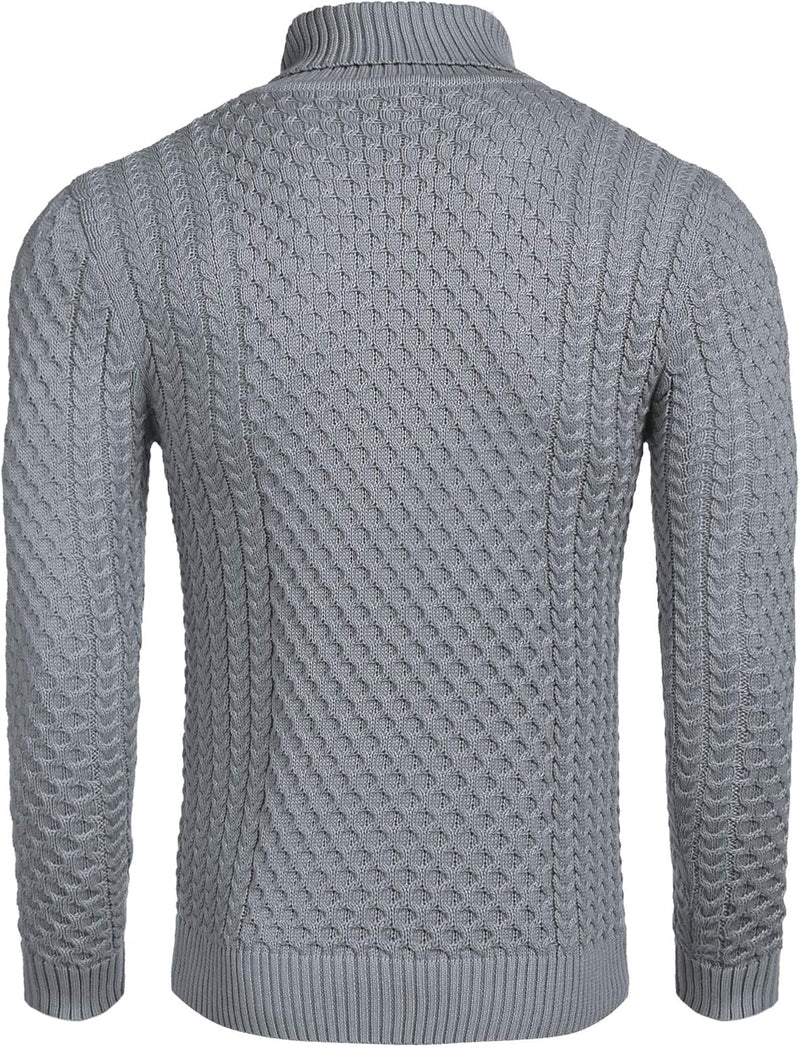 Lässiger Herren-Strickrollkragenpullover - Sander