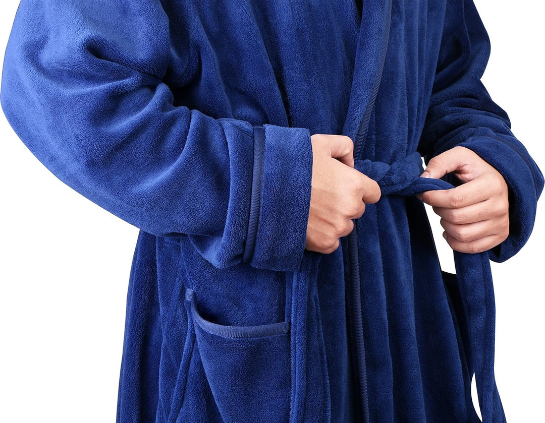 Bequemer Herren Fleece Bademantel - Harry