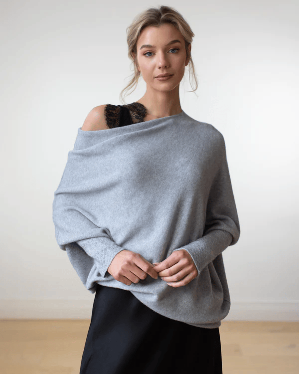 Trendiger Off-Shoulder Damenpullover - Livia