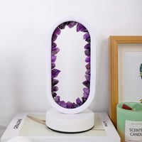 Handgefertigte Amethyst-Lampe - Serenith