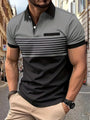 Gestreiftes Herren-Sommerpoloshirt – Damian