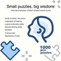 1000-piece Round Constellation Puzzle - ZodiacDreams