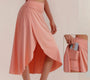 Sportlicher Rock mit hoher Taille und asymmetrischem Schnitt - Alexia