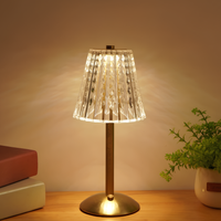 Goldene Kristall-Tischlampe - Aurora Luxe