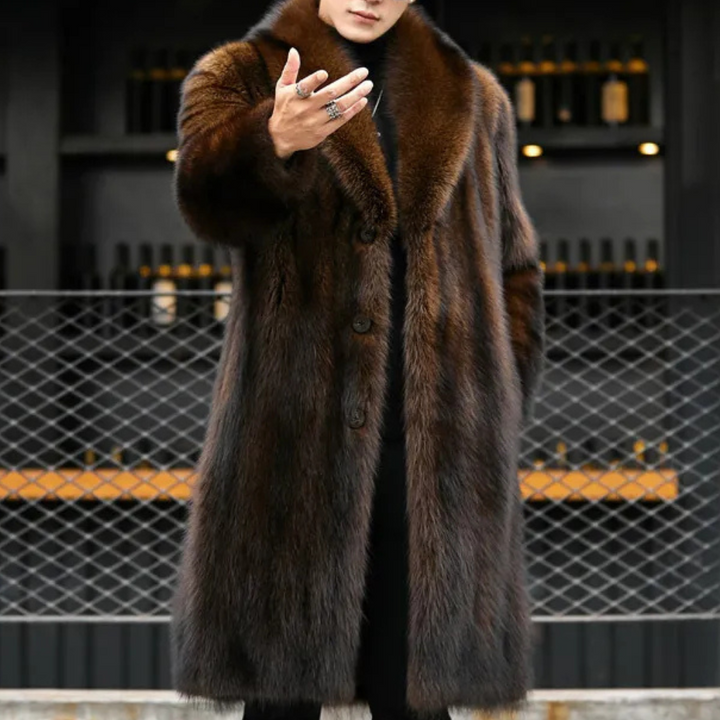 Zeitlose Herrenjacke mit Pelzoptik - Jules