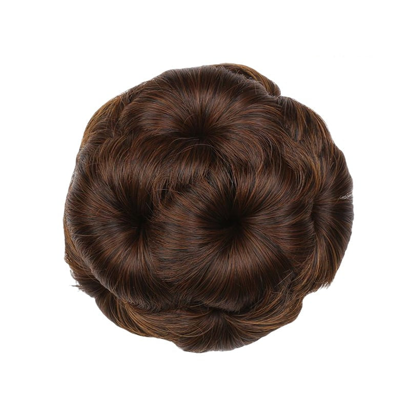 Blumenförmige Haarklammer mit Hairextension – Fiora
