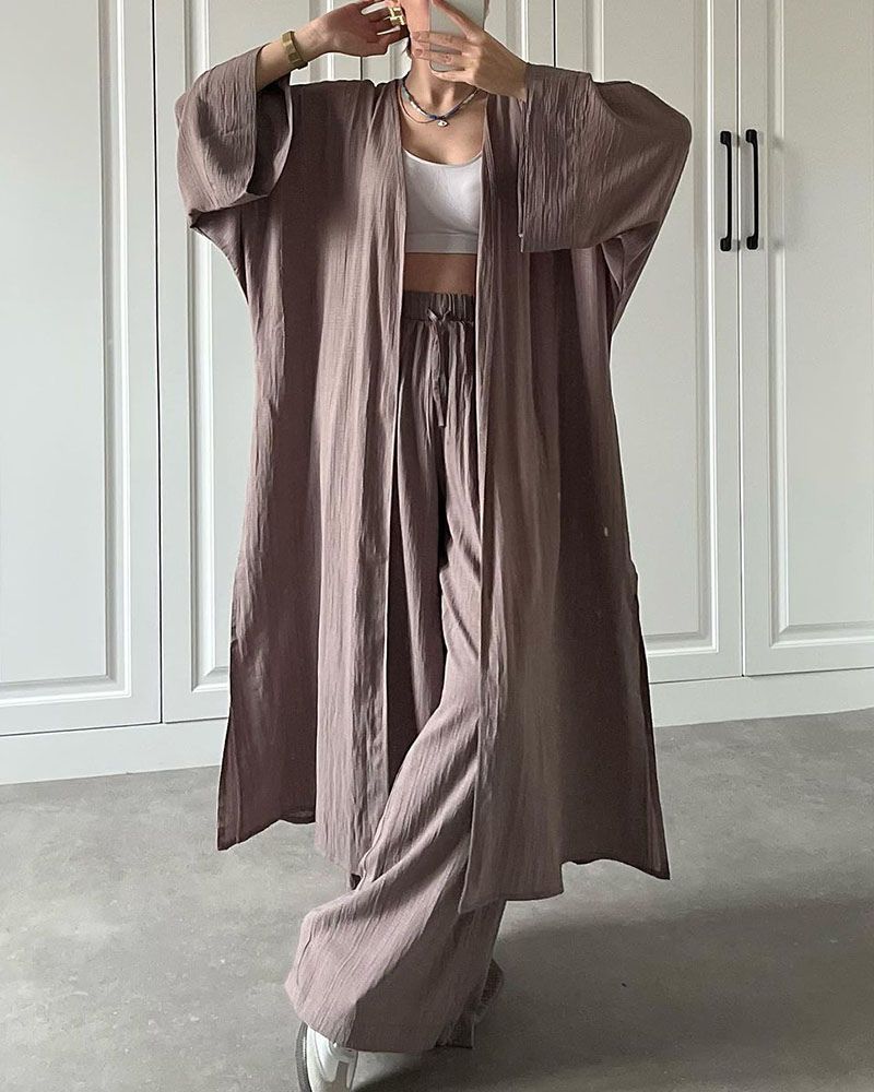 Legeres zweiteiliges Set für Damen mit Jacke und Hose - Thalia