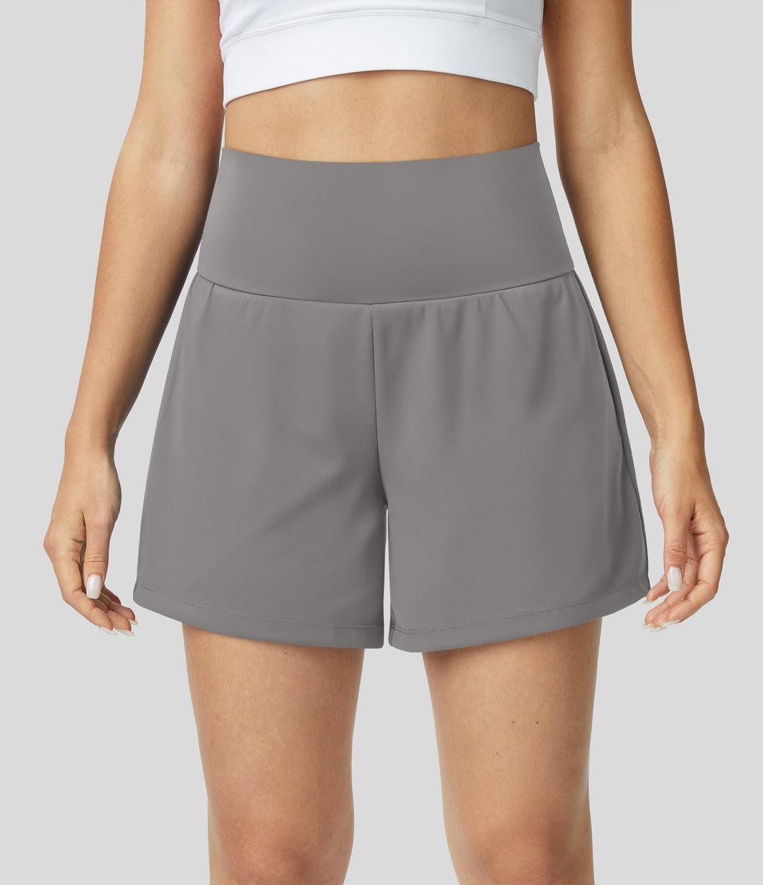 Atmungsaktive & Schnell Trocknende High-Waist Damen-Fitnessshorts – Mirabella