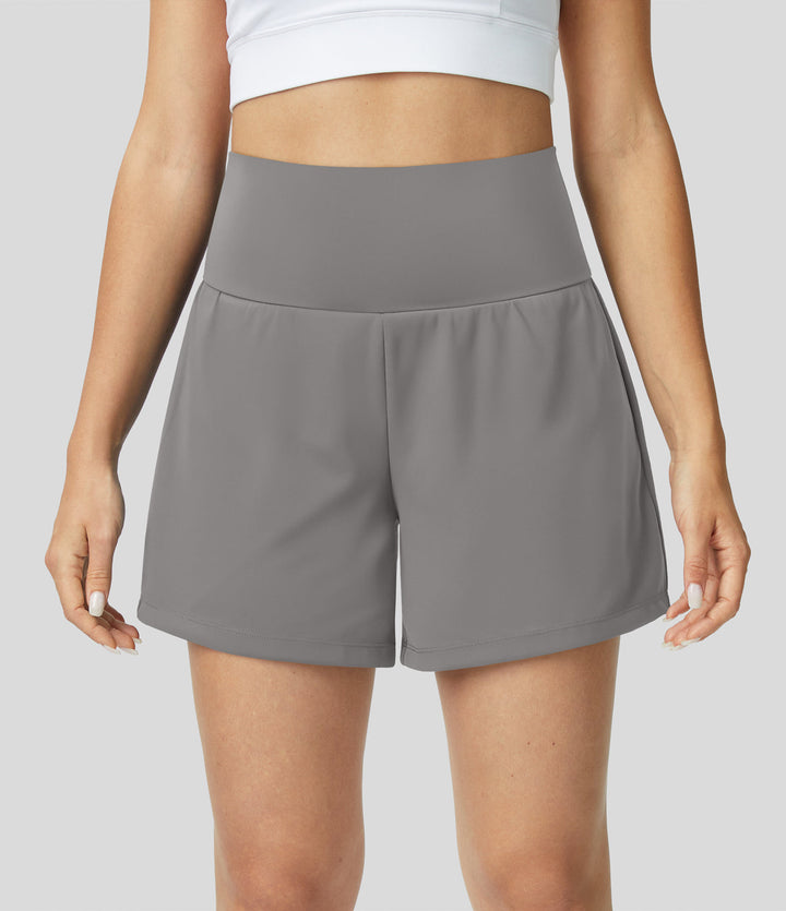 Atmungsaktive & Schnell Trocknende High-Waist Damen-Fitnessshorts – Mirabella