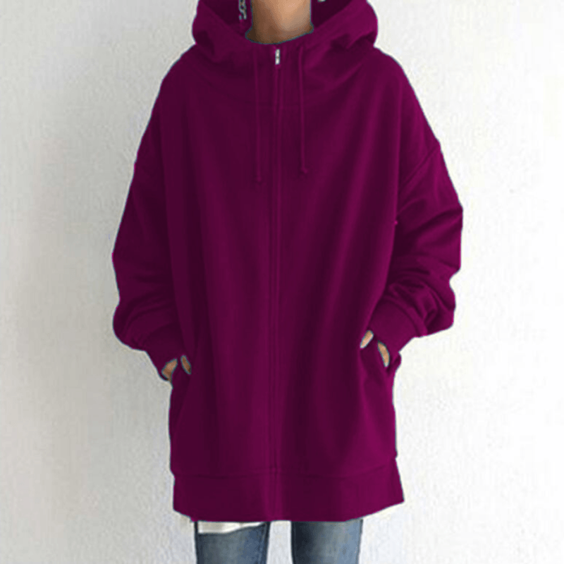 Bequemer Damenpullover mit Kapuze - ComfyHood