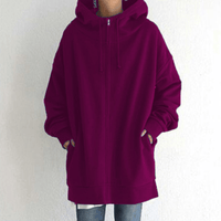 Bequemer Damenpullover mit Kapuze - ComfyHood