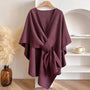 Damen-Umhang mit winddichtem Design – Celeste