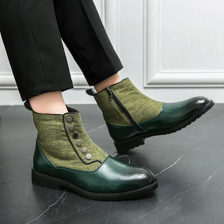 Luxuriöse Herren-Lederstiefel - Levi