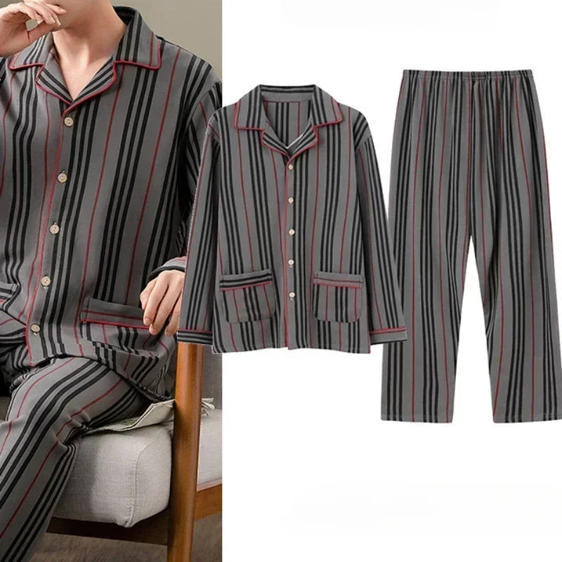 Komfort Pyjama | Oversized einfarbiger Schlafanzug