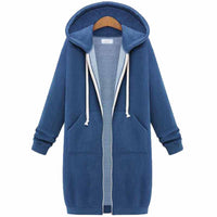 Lässige Lange Damenweste - CozyZip