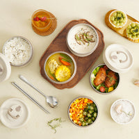 Mehrlagige isolierte Lunchbox mit GRATIS Tragetasche - ThermoBox