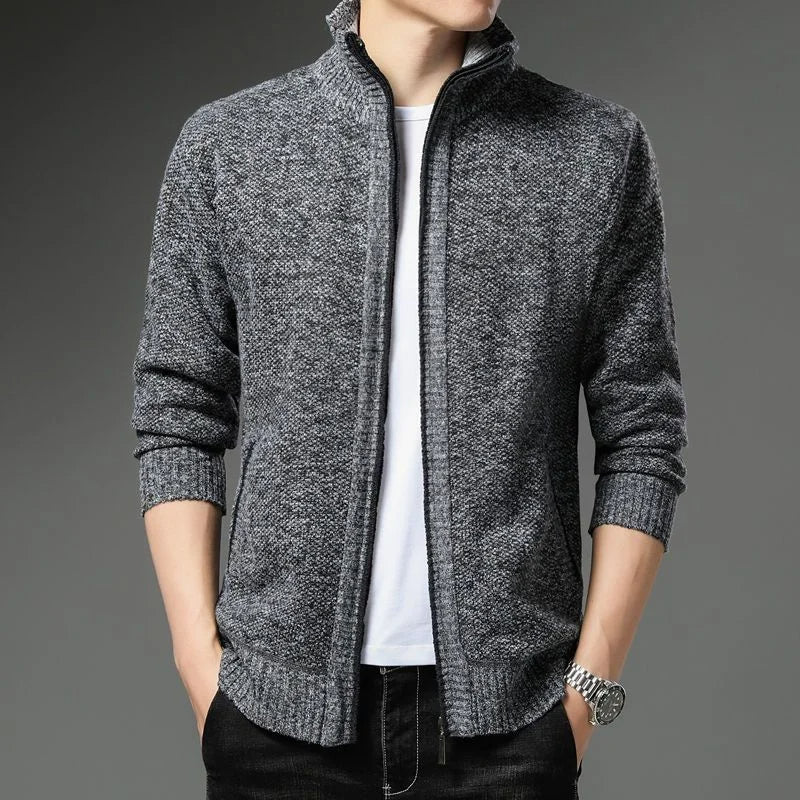 StripeZip Vest | Trendy striped winter vest