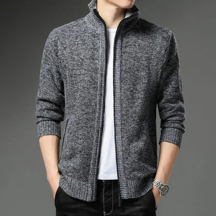 StripeZip Vest | Trendy striped winter vest