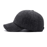 Classic Winterpet | Nostalgische wollen snap cap