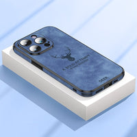 Luxe Hertenleren iPhone Hoes - Veltro