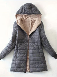 Fleecegefütterte Damenjacke mit Reißverschluss - Eliza