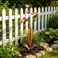 Copper Bloom Garden Stakes 4