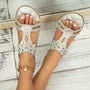 Boho-Strandsandalen mit elastischem Riemen – Naima