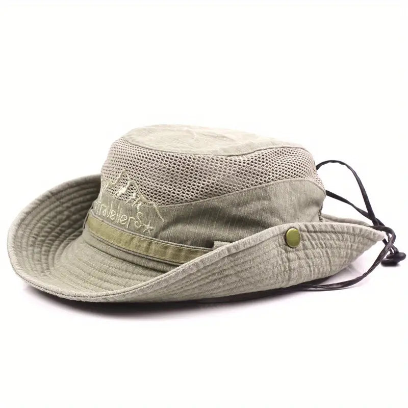 Outdoor Sonnenhut mit Verstellbaren Riemen und Breiter Krempe – Solantra