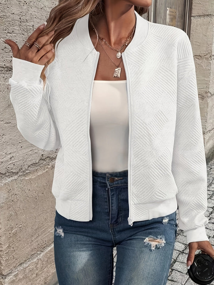 Stilvolle Damen-Zip-Up-Jacke – Rivka