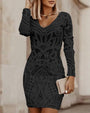 Stilvolles Minikleid mit V-Ausschnitt - Sienna