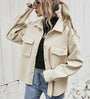 Kurze Jacke mit Knopfverschluss – Elodie